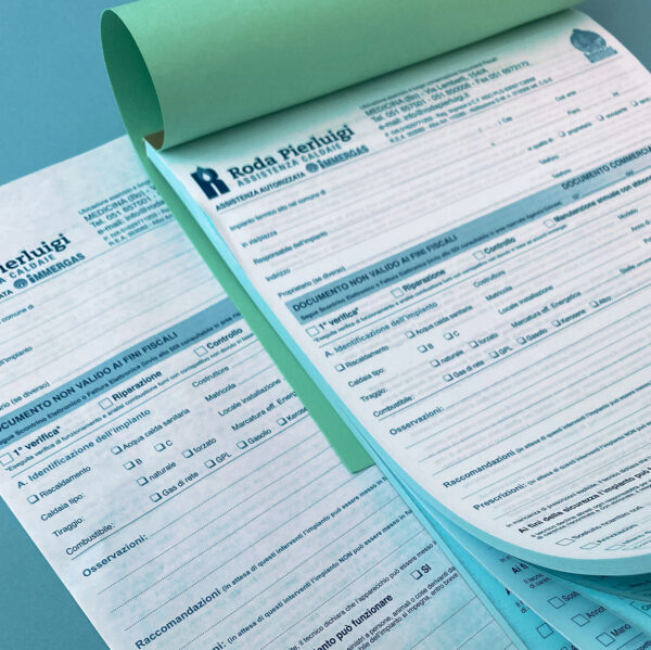 blocchi autocopianti